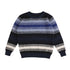 Belati Blue Multi Stripe Knit Sweater